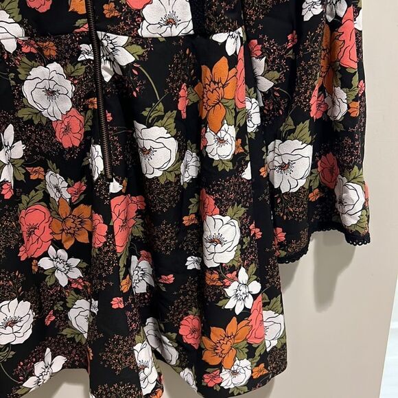 Copper Key Boho Floral Dress/ Romper Small - Picture 6 of 10